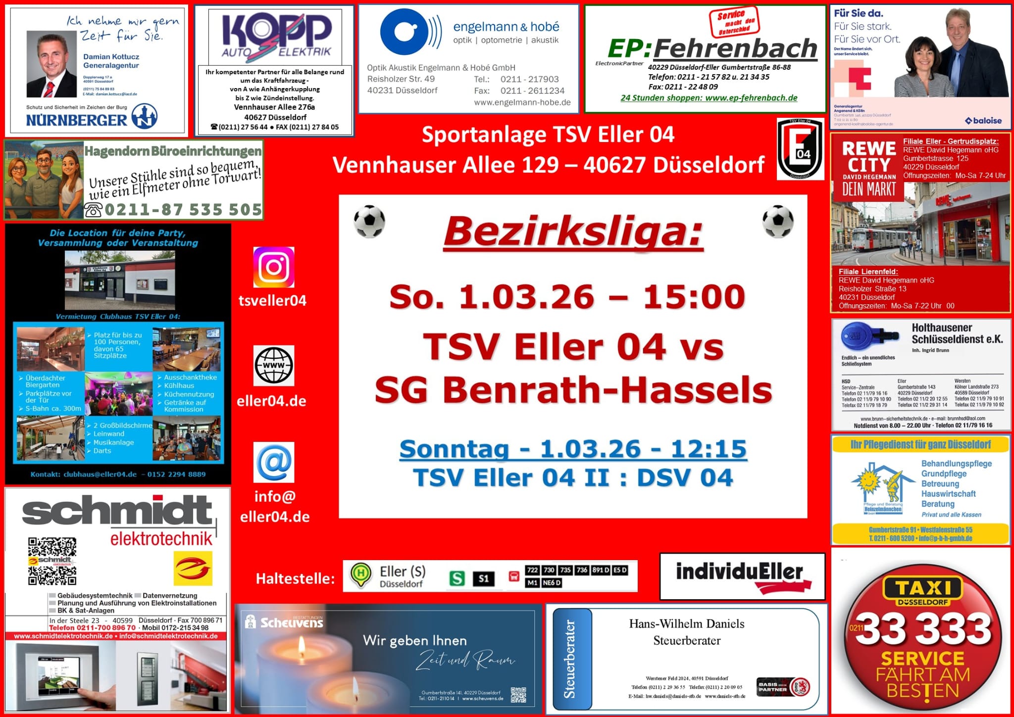 Letzte Chance: TSV Eller 04 (3) - SG Benrath-Hassels (2) ...