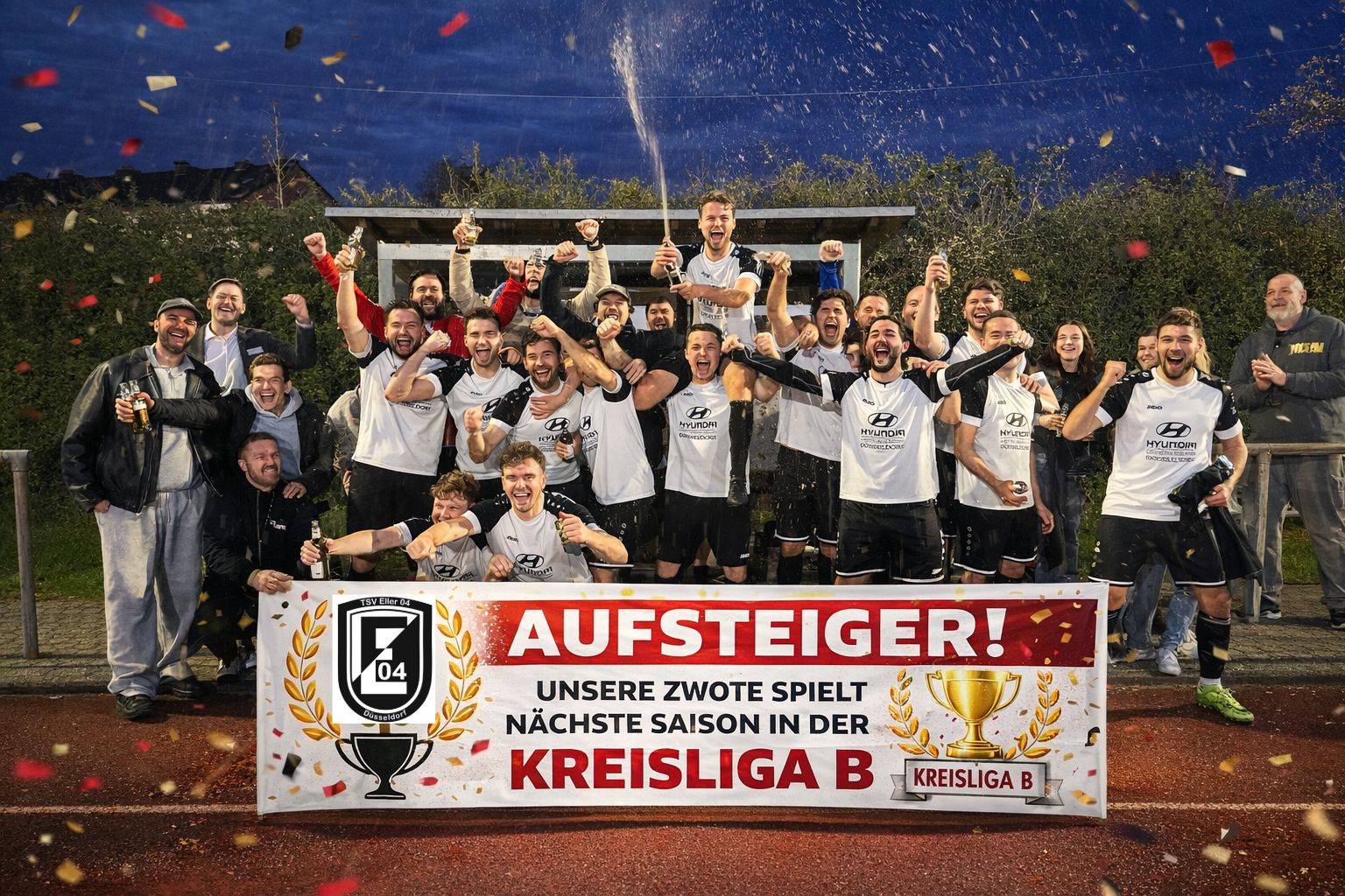 Die Zwote macht den Aufstieg vorzeitig klar !