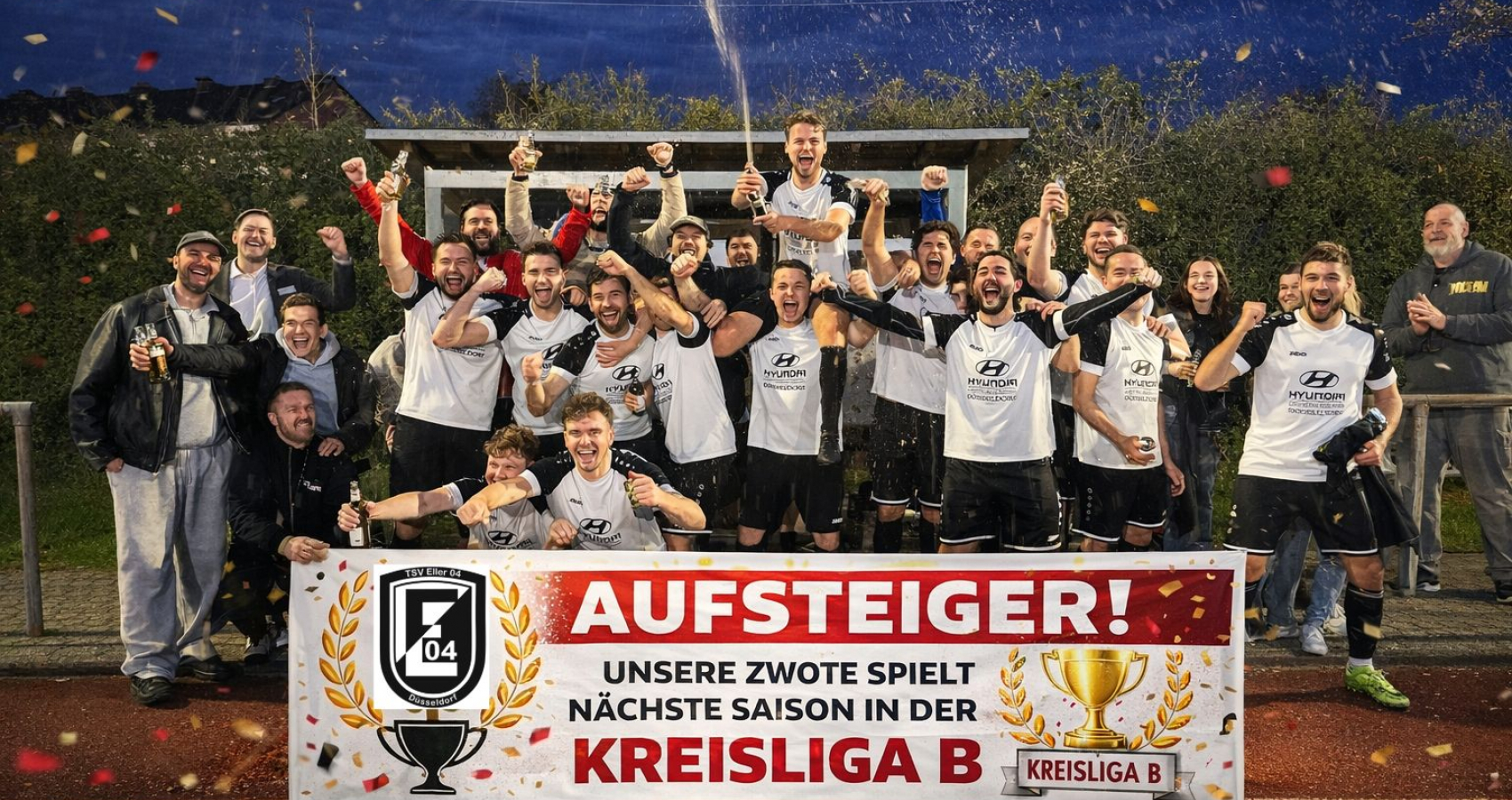 Die Zwote macht den Aufstieg vorzeitig klar !