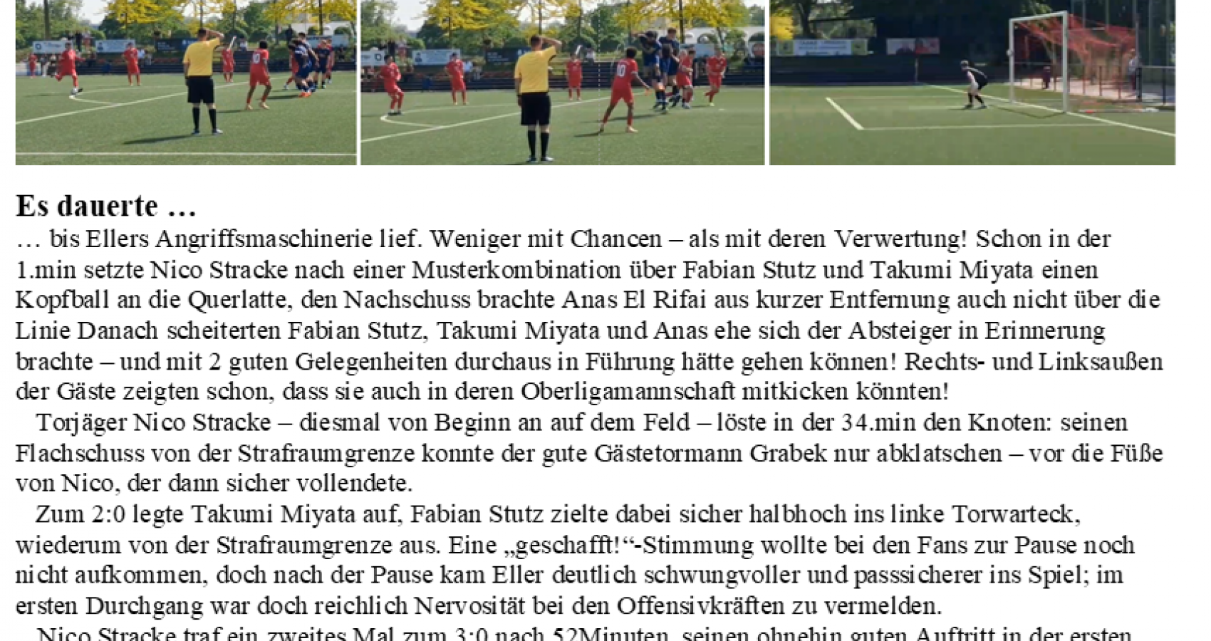31.Bezirksliga-Spieltag  2025/26: TSV Eller 04 - TSV Meerbusch II 6:0(2:0)