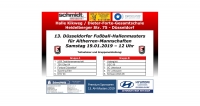 13. Düsseldorfer Fußball-Hallenmasters für Altherren-Mannschaften